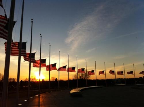 American-flags-at-half-staff