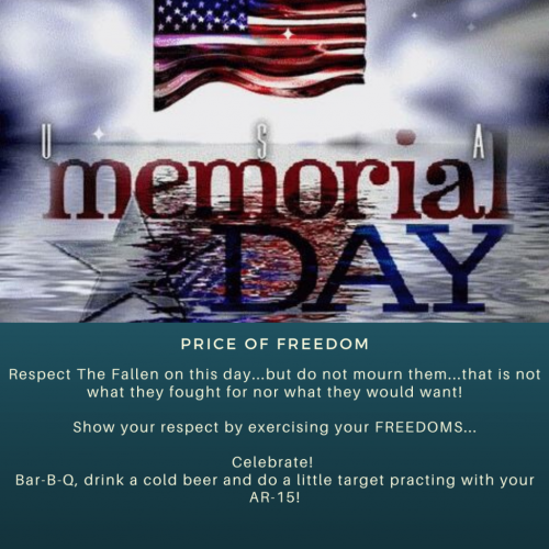 American Flag Photo Memorial Day Post