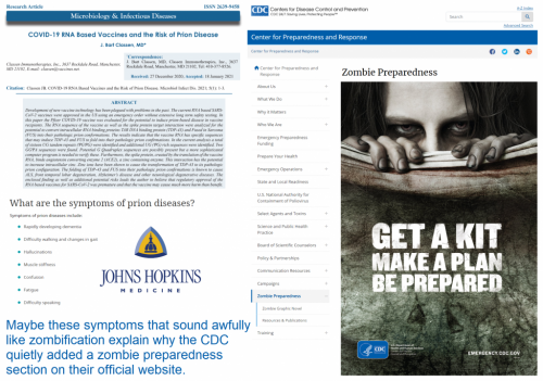 mRNA Injections Can Cause Prion Diseases Which Symptoms Seem Awfully Like Zombification