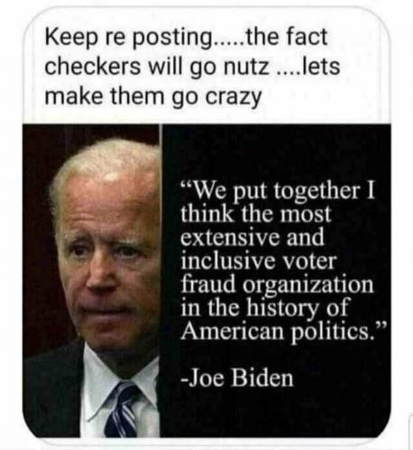 extensive election fraud