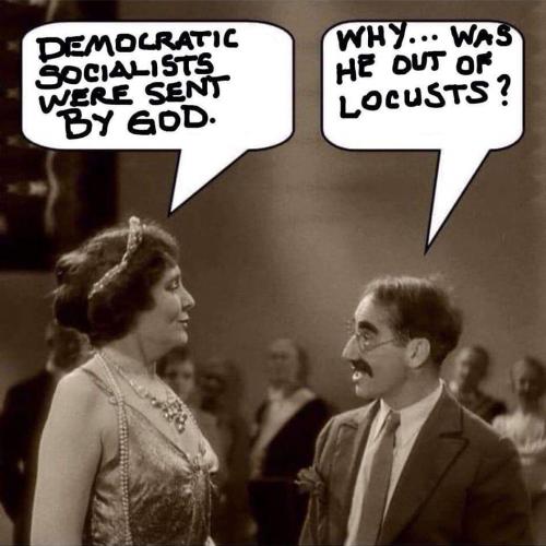 democrats are locusts socialists sent by god groucho