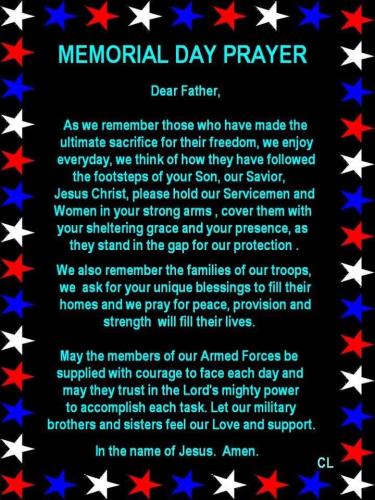 Memorial Day Prayer