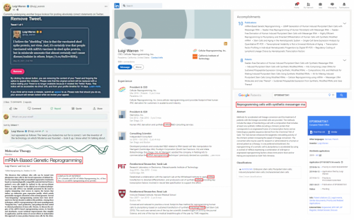 mRNA Inventor Censored For Admitting mRNA Injected Shed Spike Proteins