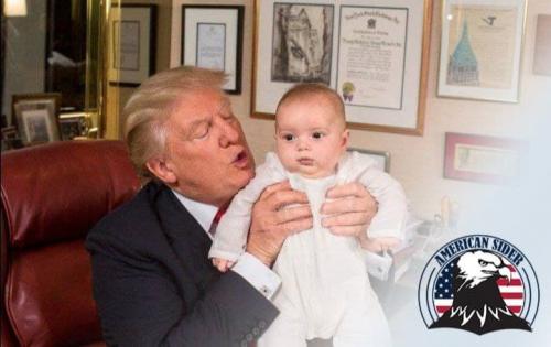 Barronbaby pic with daddy