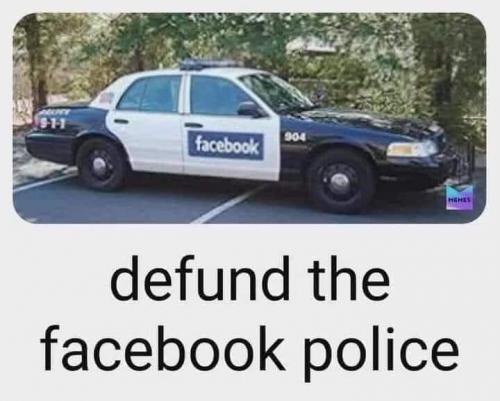 defund the facebook police