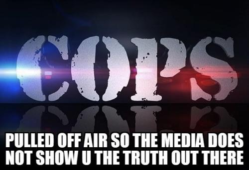 COPS pulled off the air - avoiding truth