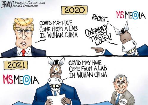 TRUMP RIGHT FROM THE BEGINNING ON WUHAN LAB