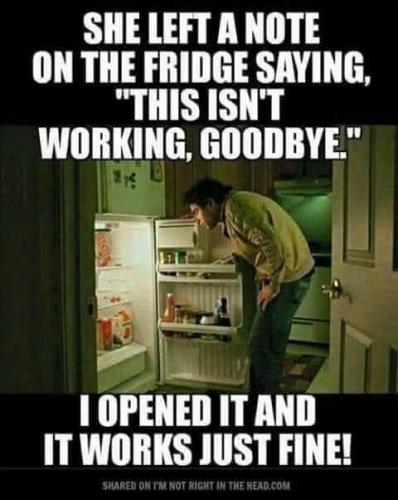 FRIDGE WORKING