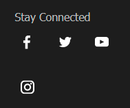 Stay Connect FB, Twitter, YouTube, Instagram  Capture