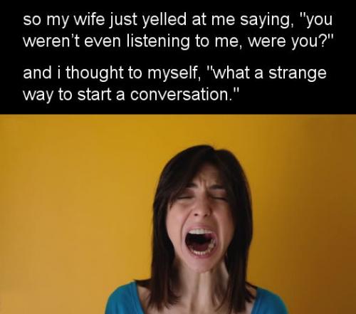 you werent even listening to me were you