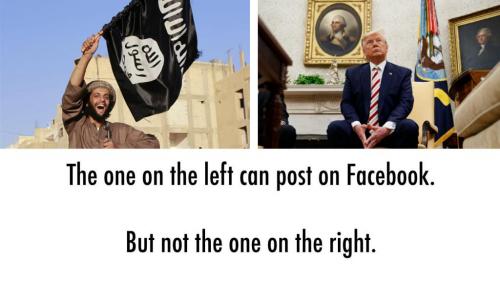 taliban hypocrisy isis vs potus trump socialmediataliban censorship facebook zucker leftist hate