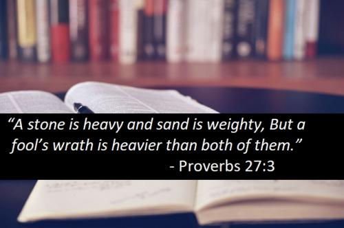 A STONE IS HEAVY BIBLE QUOTE