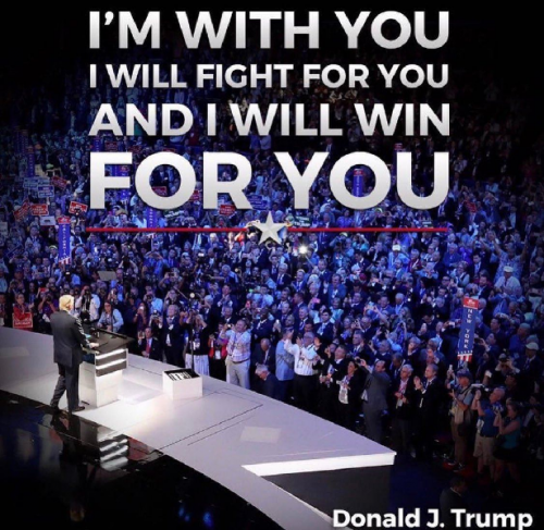 DJT will fight for you