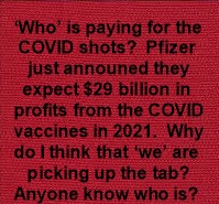 Who is paying for the COVID vaccines - meme