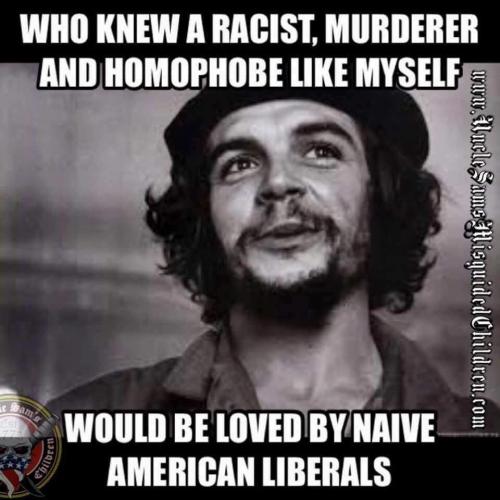 che racist murder homophobe loved by american liberals