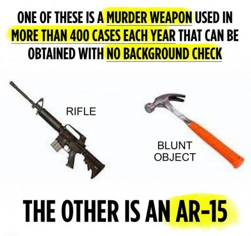 One of these is a murder weapon - meme