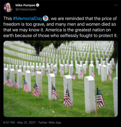 Mike Pompeo on Twitter