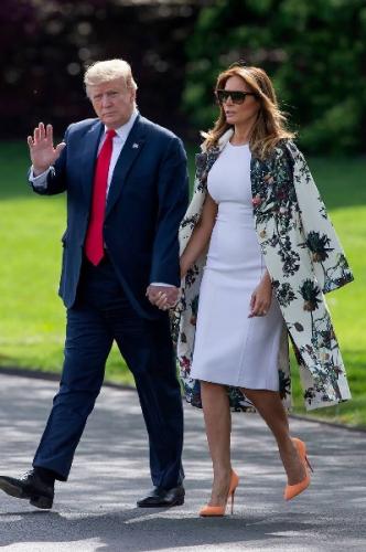 First Lady and President Trump