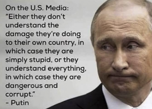 putin on media
