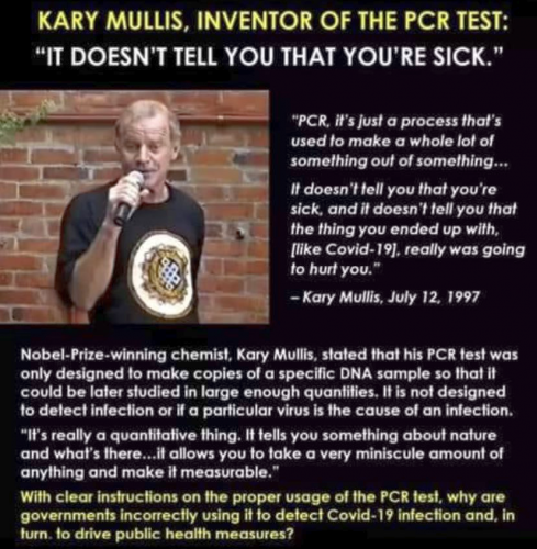 KARY MULLIS, INVENTOR OF THE PCR TEST