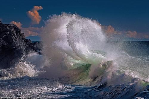 Meme Picture Ocean wave w sunlight thru it 133703857_2851040791841319_1282977071073599524_o  Sunlight through high splash of wave Ocean shore. GORGEOUS PIC