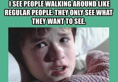 see what they want to see sixth sense