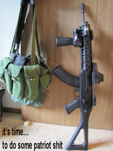 its time to do some patriot shit