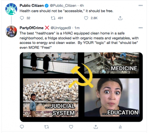 @Public_Citizen making demands for FREE healthcare healthmarxism joke punchline Screen Shot 2021-01-17 at 7.44.45 PM