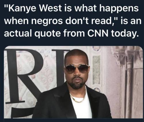 racist dems kanye negros dont read cnn