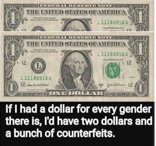 Dollar For Every Gender