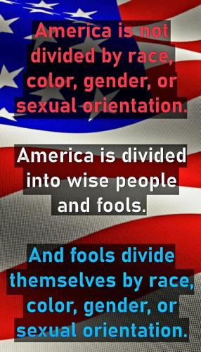 America is not divided by