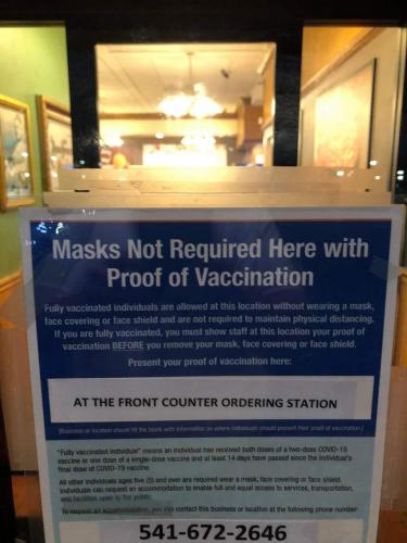 Abby's in Roseburg, OR - PAPERS PLEASE...