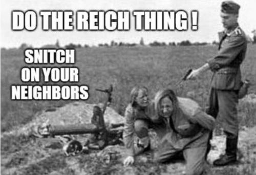 Biden wants you to snitch