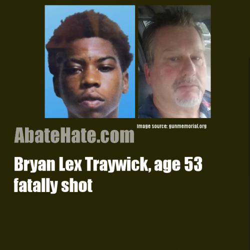 Bryan Lex Traywick, age 53, fatally shot