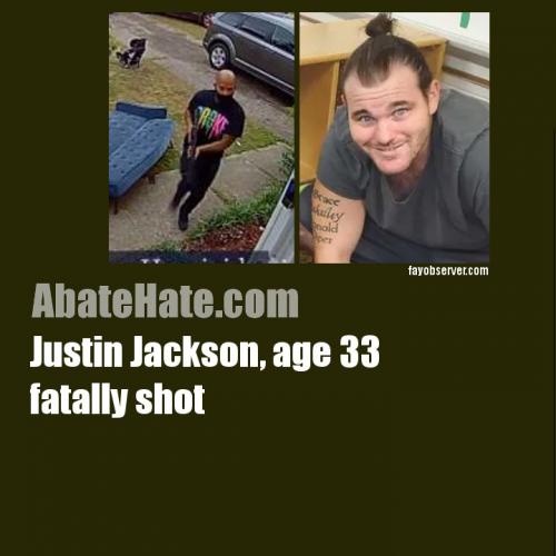 Justin Jackson, age 33, fatally shot