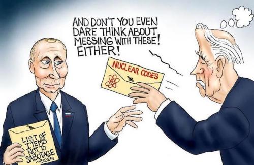 Biden gives away info