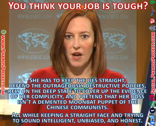 Jen Psaki - Tough Job - Web-Social