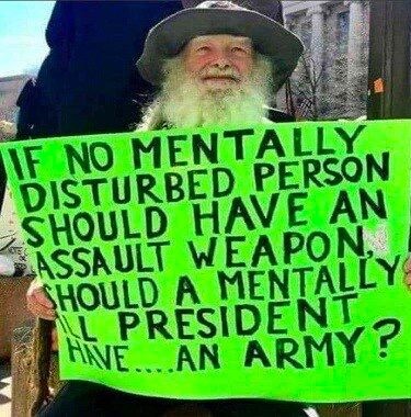 If no mentally disturbed person