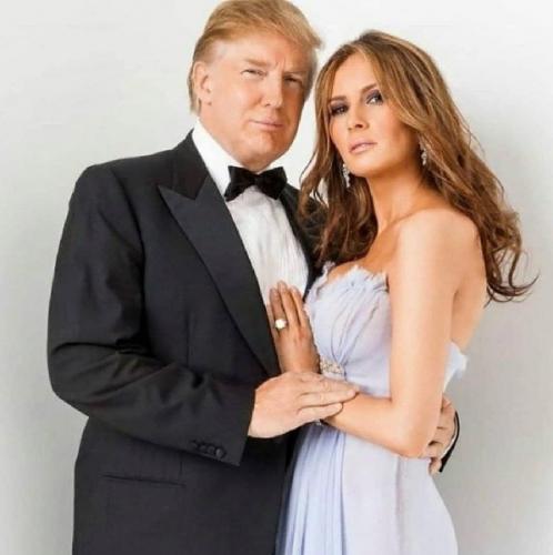 President Trump and First Lady Melania Trump