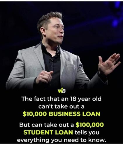 Student loans weren't a problem until government g