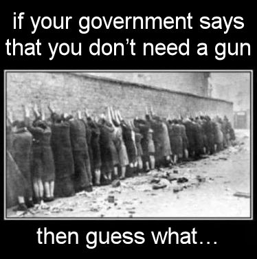 if your government says that you dont need a gun