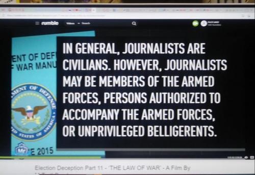 UNPRIVILEGED BELLIGERENTS