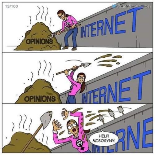 shovel shit twit woman internet opinion libtwit feminist misogny