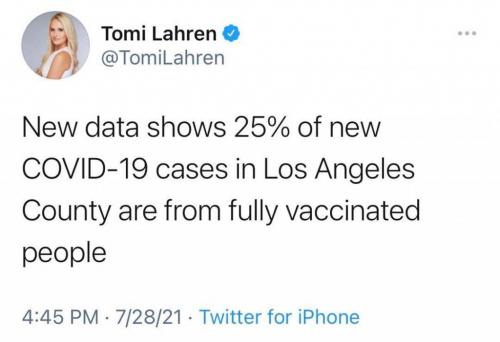 vaccinated people