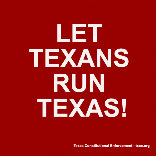 Let Texans Run Texas