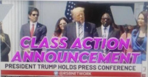 class action announcement
