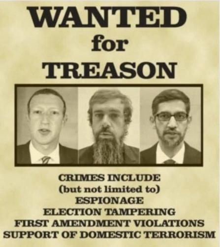wanted for treason