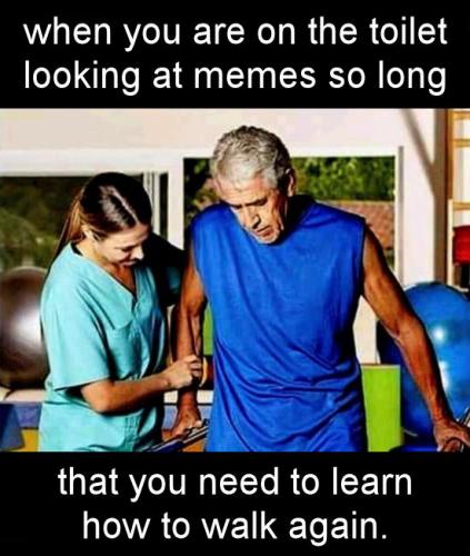 that you have to learn to walk again