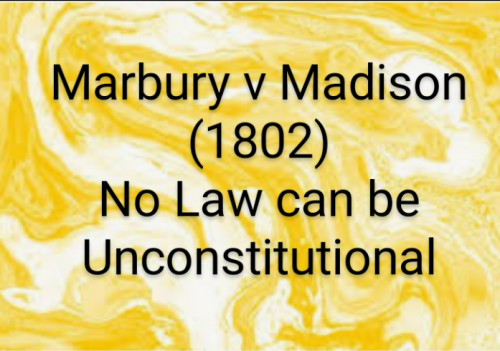 MARBURY V MADDISON 1