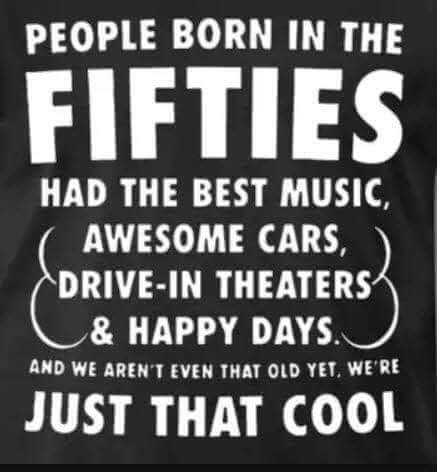 BORN IN 50'S